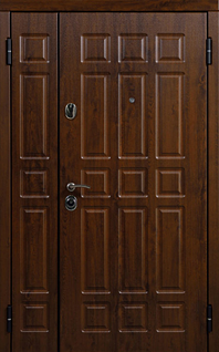 Каталог металлических дверей Двухстворчатые